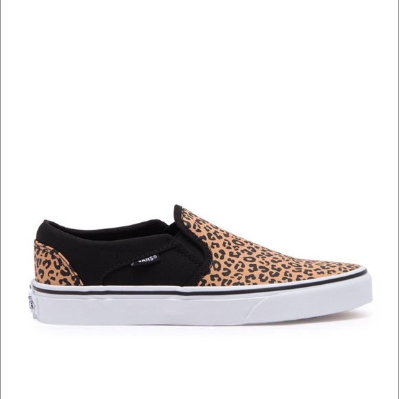 slip on vans cheetah